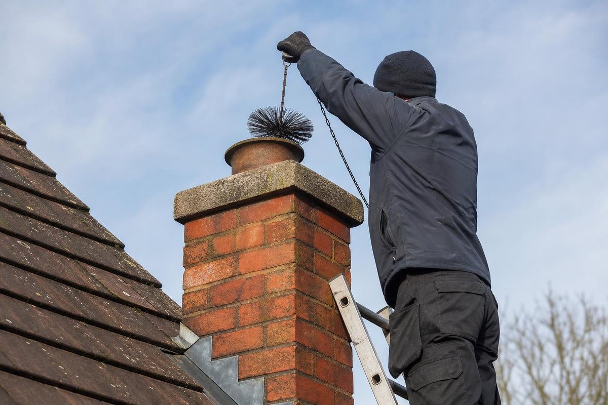 Stock photo: On the roof